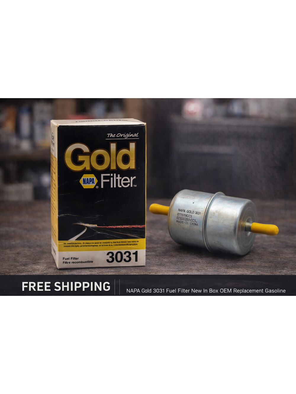 NAPA Gold 3031 Fuel Filter New In Box Inline Fuel Filter Automotive